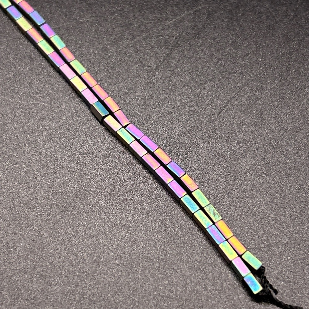 Beads Hematite 2x4mm Small Rectangle 2 Strands Bead Gallery